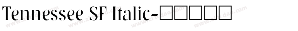 Tennessee SF Italic字体转换